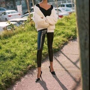 Wilfred Free Daria Vegan Leather Ankle Pant - S